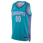 Maillot NBA Charlotte Hornets Personnalisable Jordan 2023-24 Classic Edition Teal Swingman - Homme